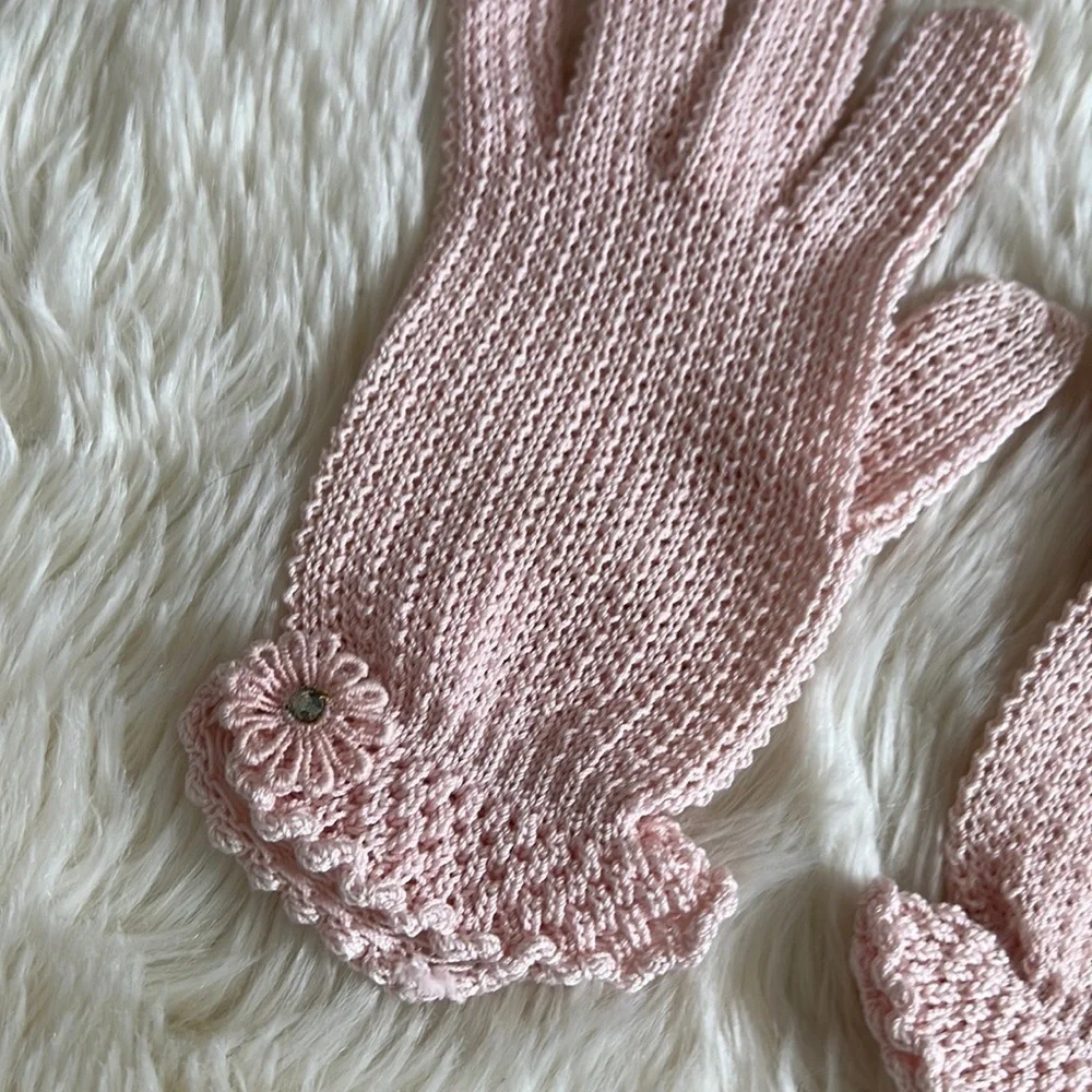 Vintage 60s Lace Gloves